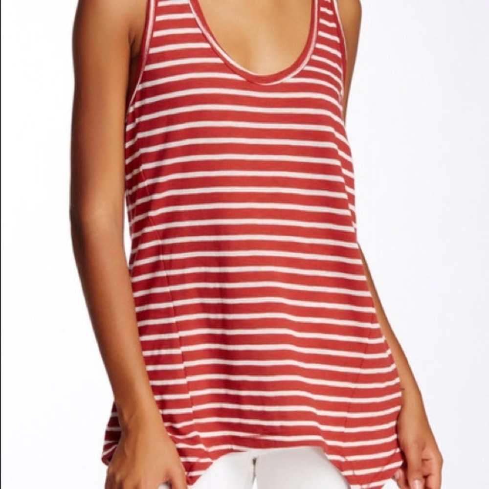 Nwt H By Bordeaux Scoop Neck Slub Tank XS,M,L